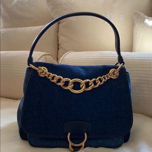 AUTHENTIC MIU MIU DENIM HAND BAG